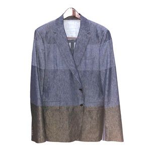 Valentino Colorblock Denim Sport Coat